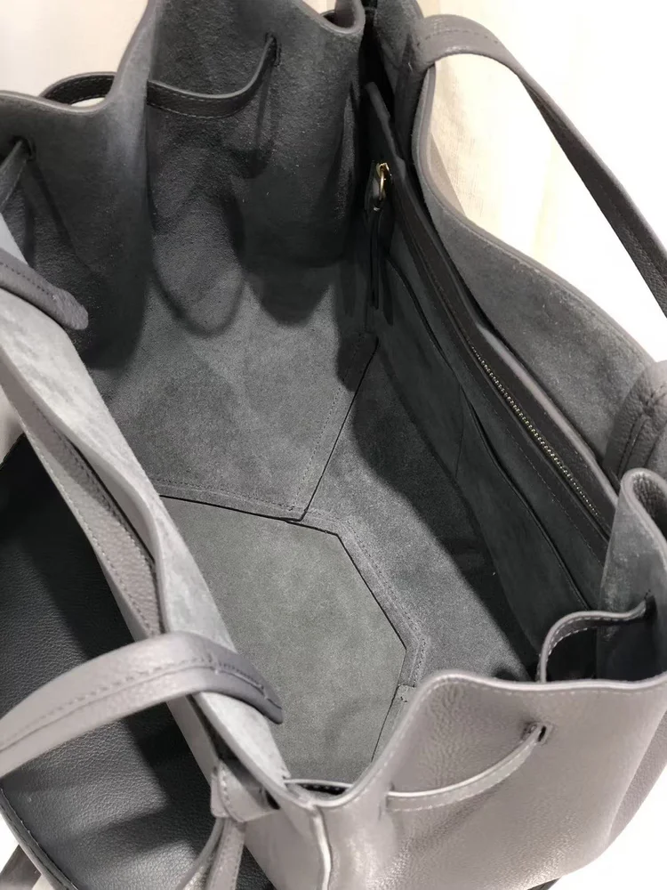 celine leather tote shoulder bag