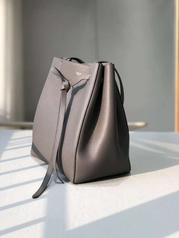 celine leather tote shoulder bag