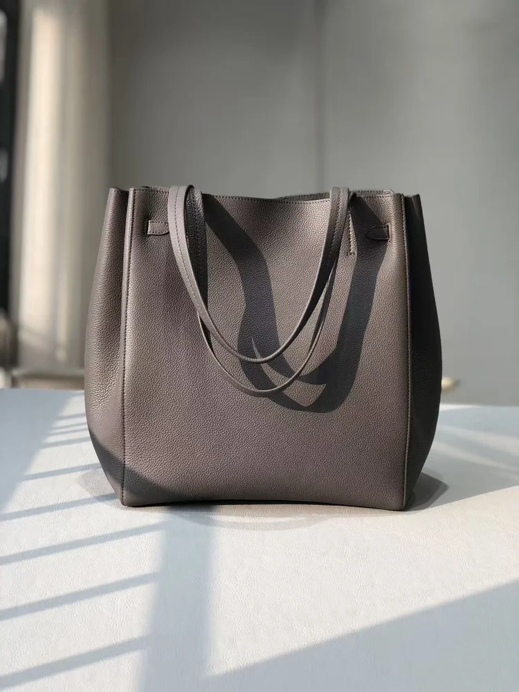 celine leather tote shoulder bag