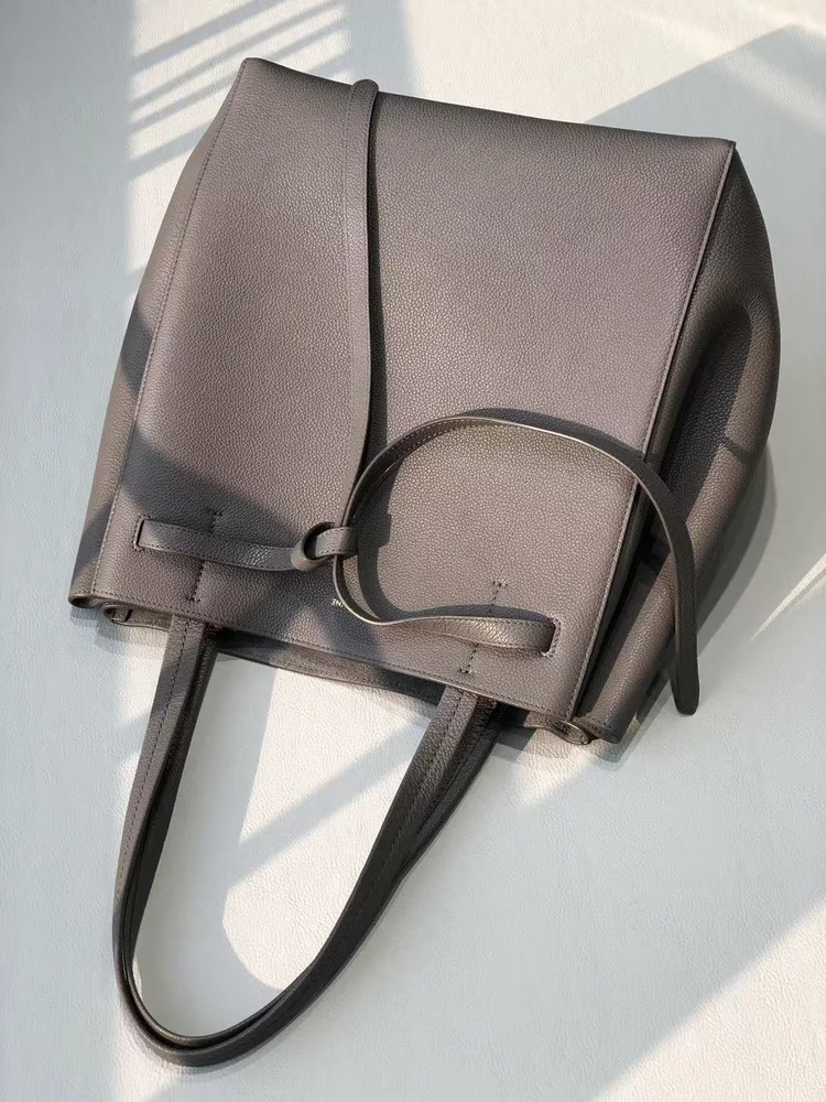 celine leather tote shoulder bag