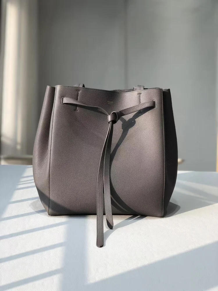 celine leather tote shoulder bag