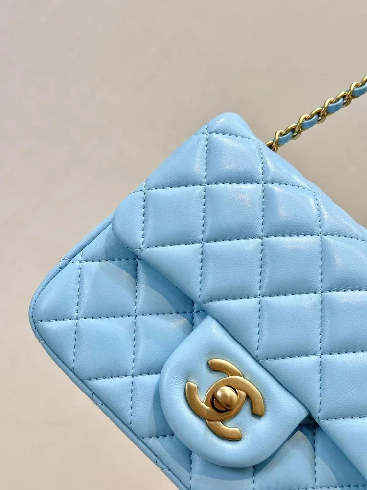 chanel lambskin quilted classic flap mini