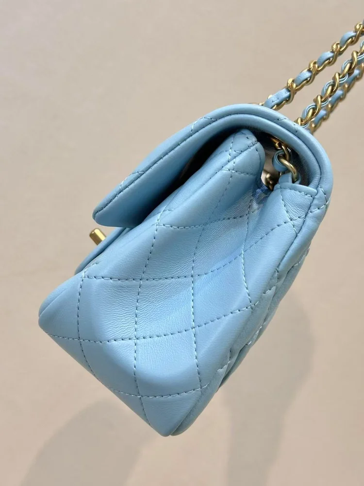 chanel lambskin quilted classic flap mini