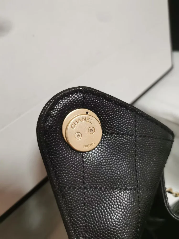 chanel caviar leather