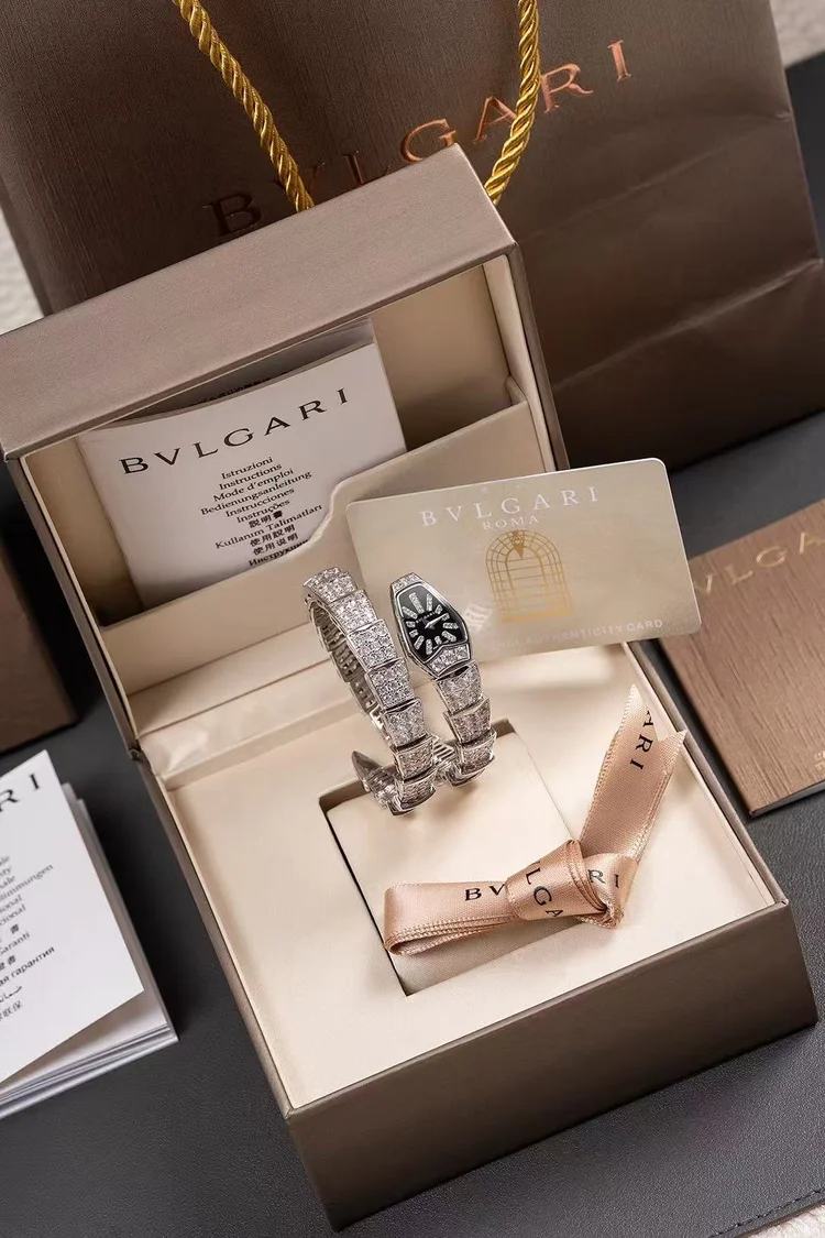 bvlgari bulgari serntl sedurtorl gilt snake watch