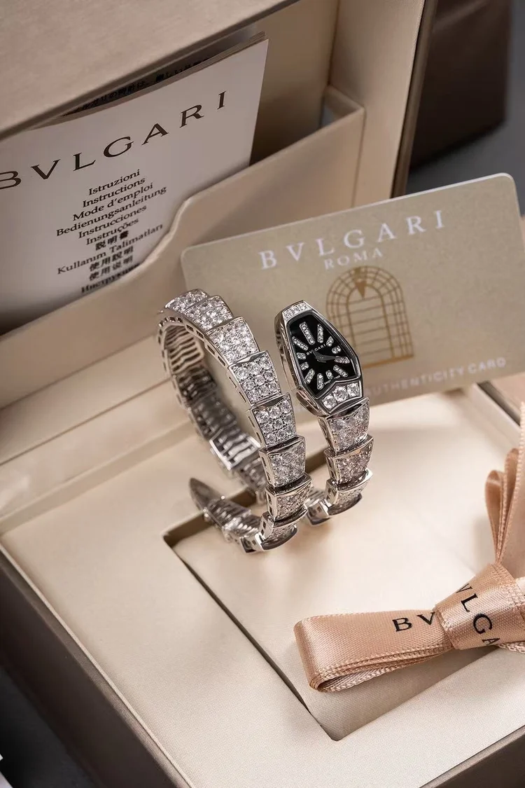bvlgari bulgari serntl sedurtorl gilt snake watch