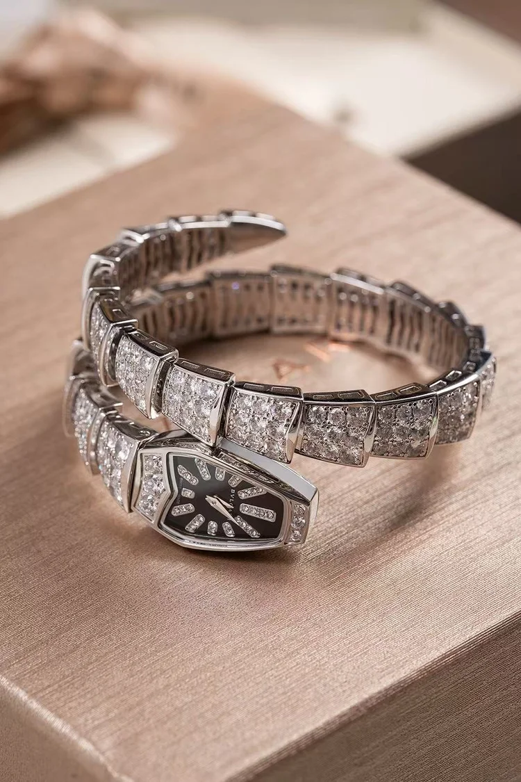 bvlgari bulgari serntl sedurtorl gilt snake watch