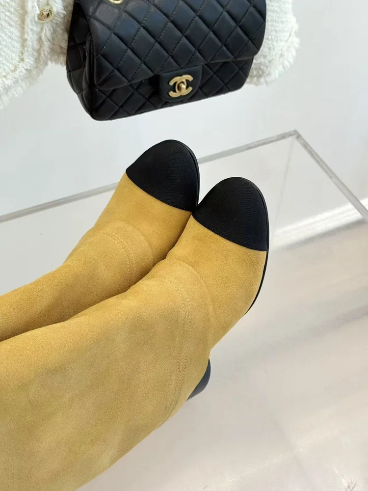 chanel chanel long boots