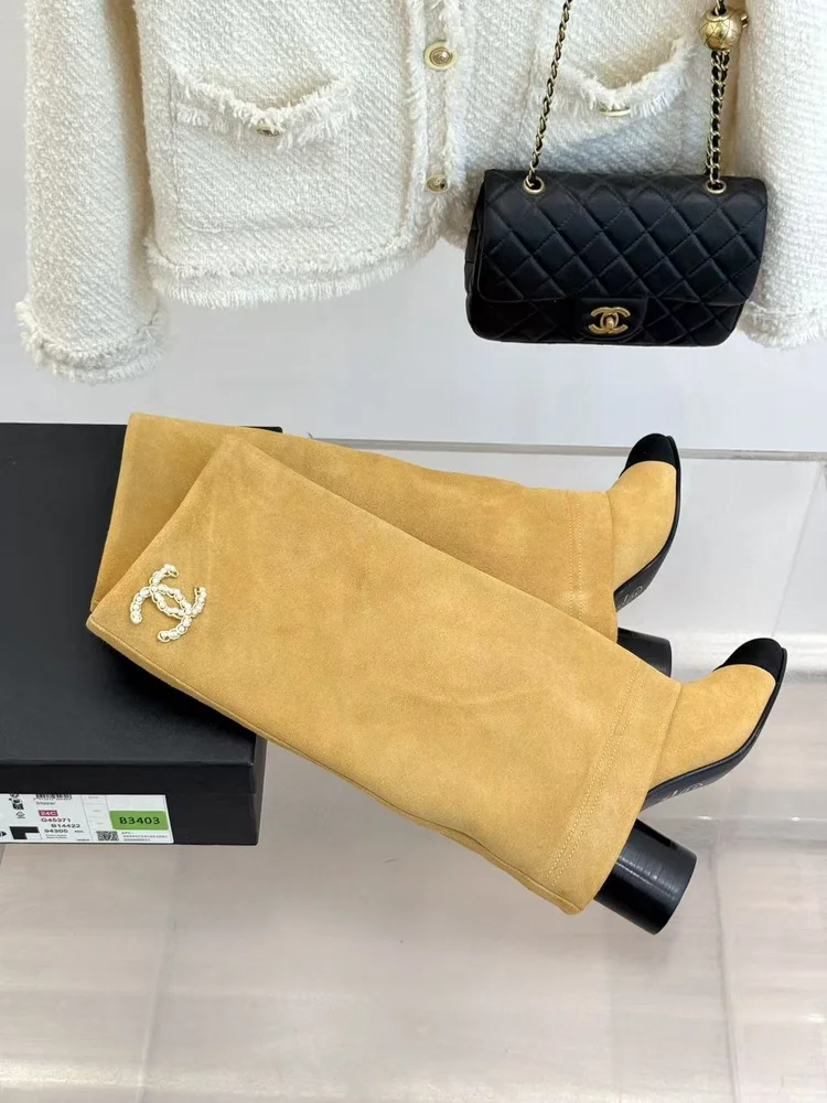chanel chanel long boots