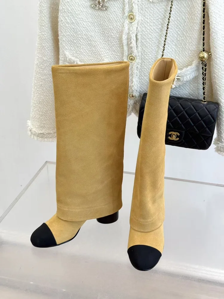 chanel chanel long boots