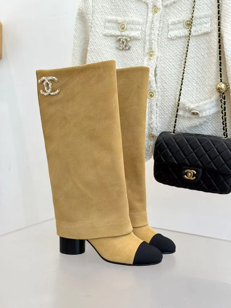 chanel chanel long boots