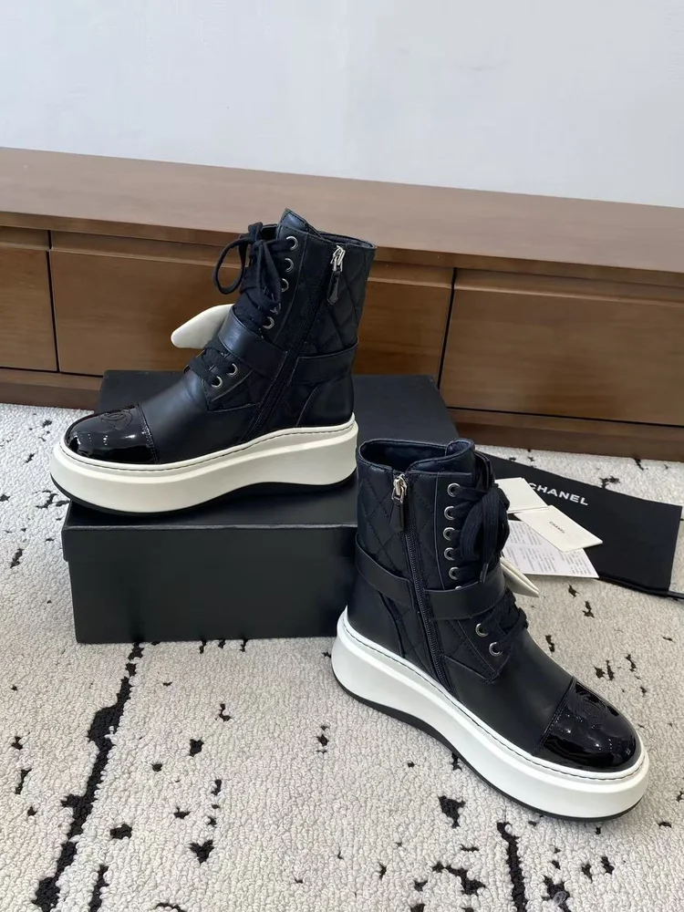 chanel chanel short boots