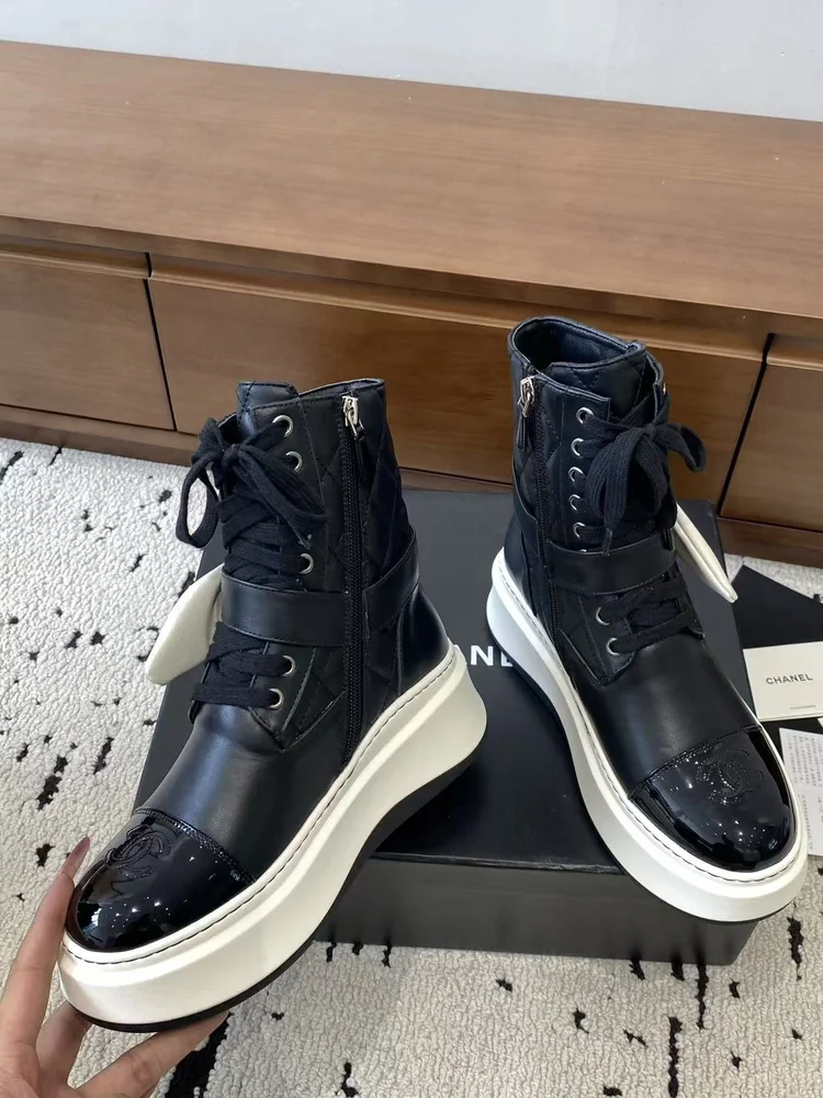 chanel chanel short boots