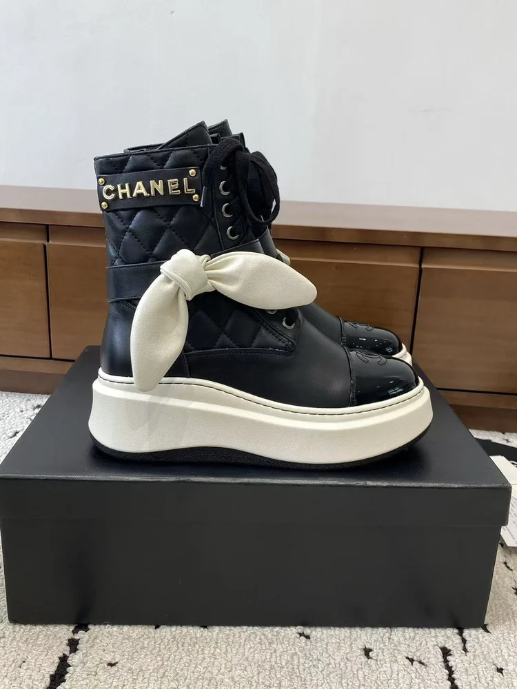 chanel chanel short boots
