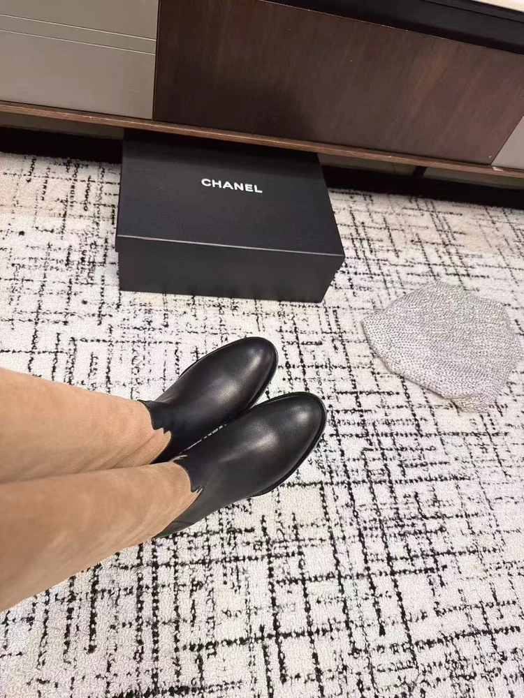 chanel chanel over the knee boots