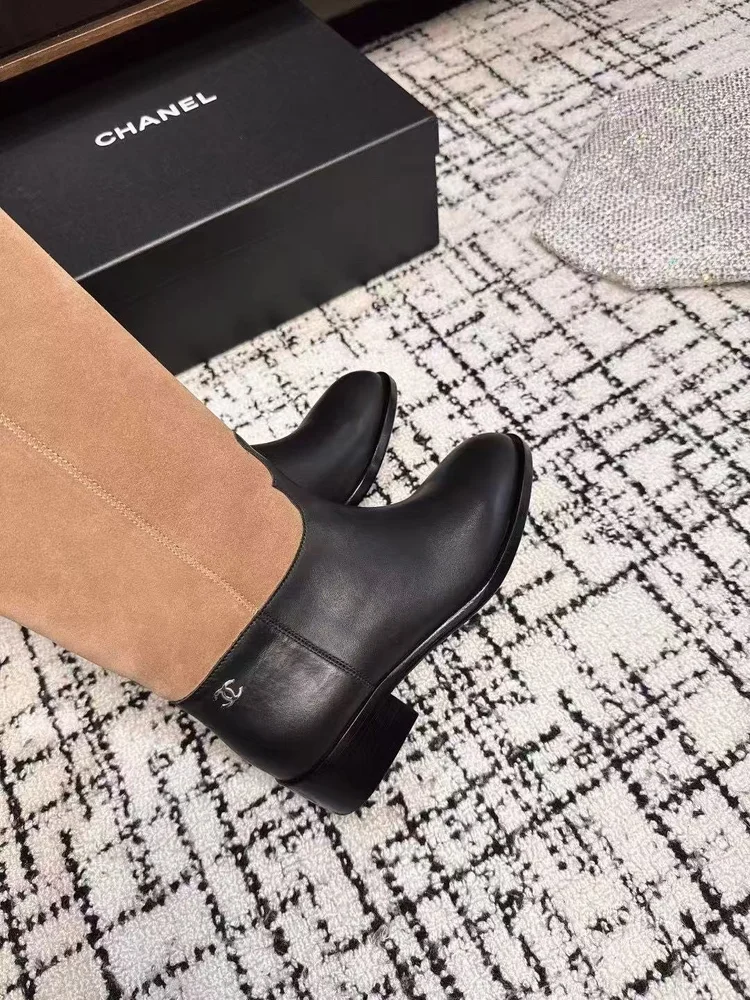 chanel chanel over the knee boots