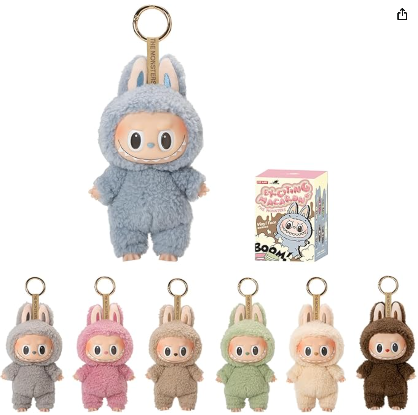 pop mart the monsters labubu tasty macarons vinyl face blind box