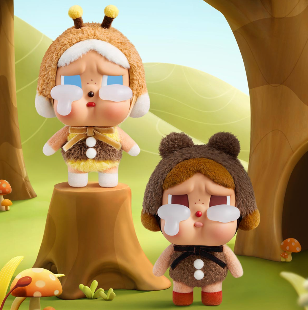 crybaby crying again series vinyl face plush blind box