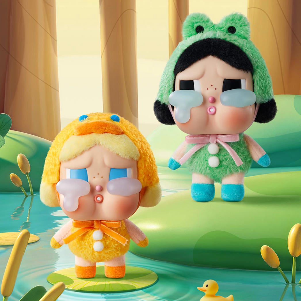 crybaby crying again series vinyl face plush blind box