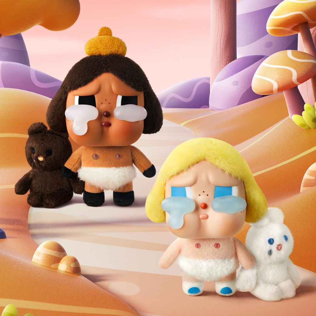 crybaby crying again series vinyl face plush blind box