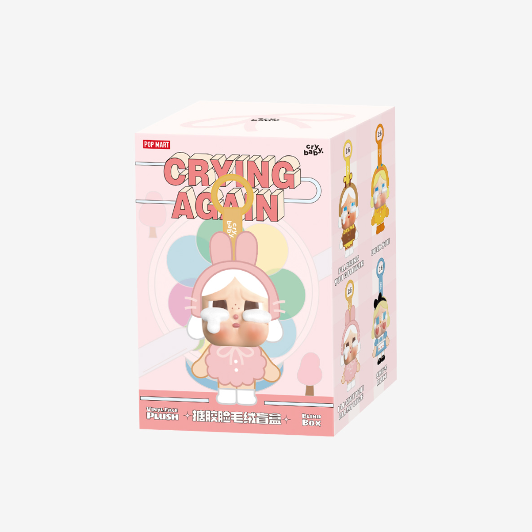 crybaby crying again series vinyl face plush blind box
