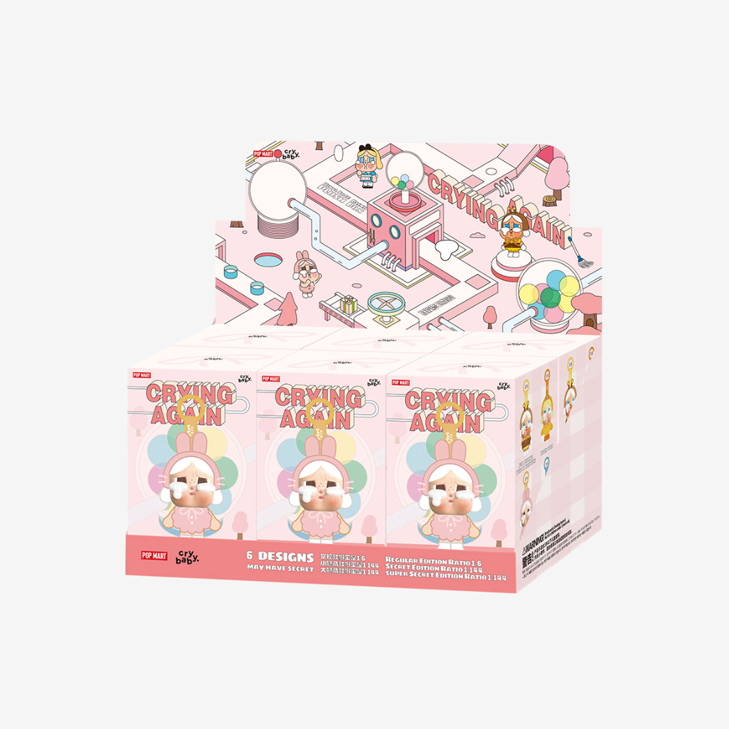 crybaby crying again series vinyl face plush blind box