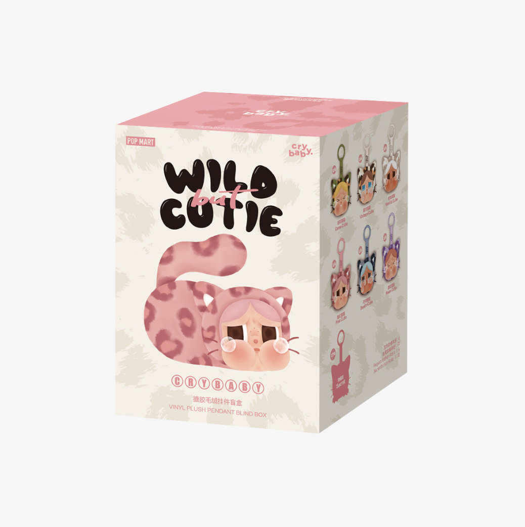 crybaby wild but cutie series vinyl plush pendant blind box